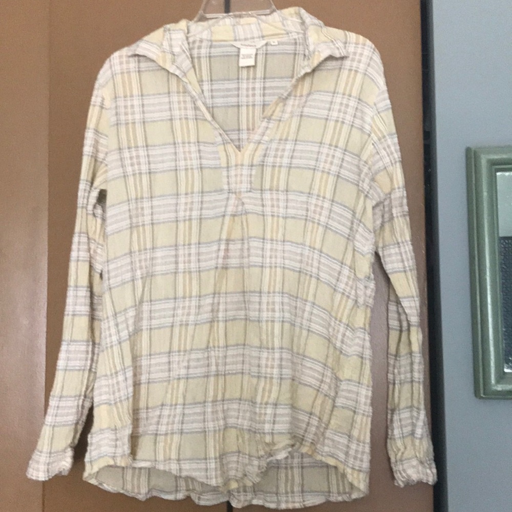 Sundance XL Gauze Crinkle Top